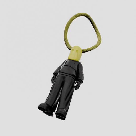 Porte clé Docto jaune