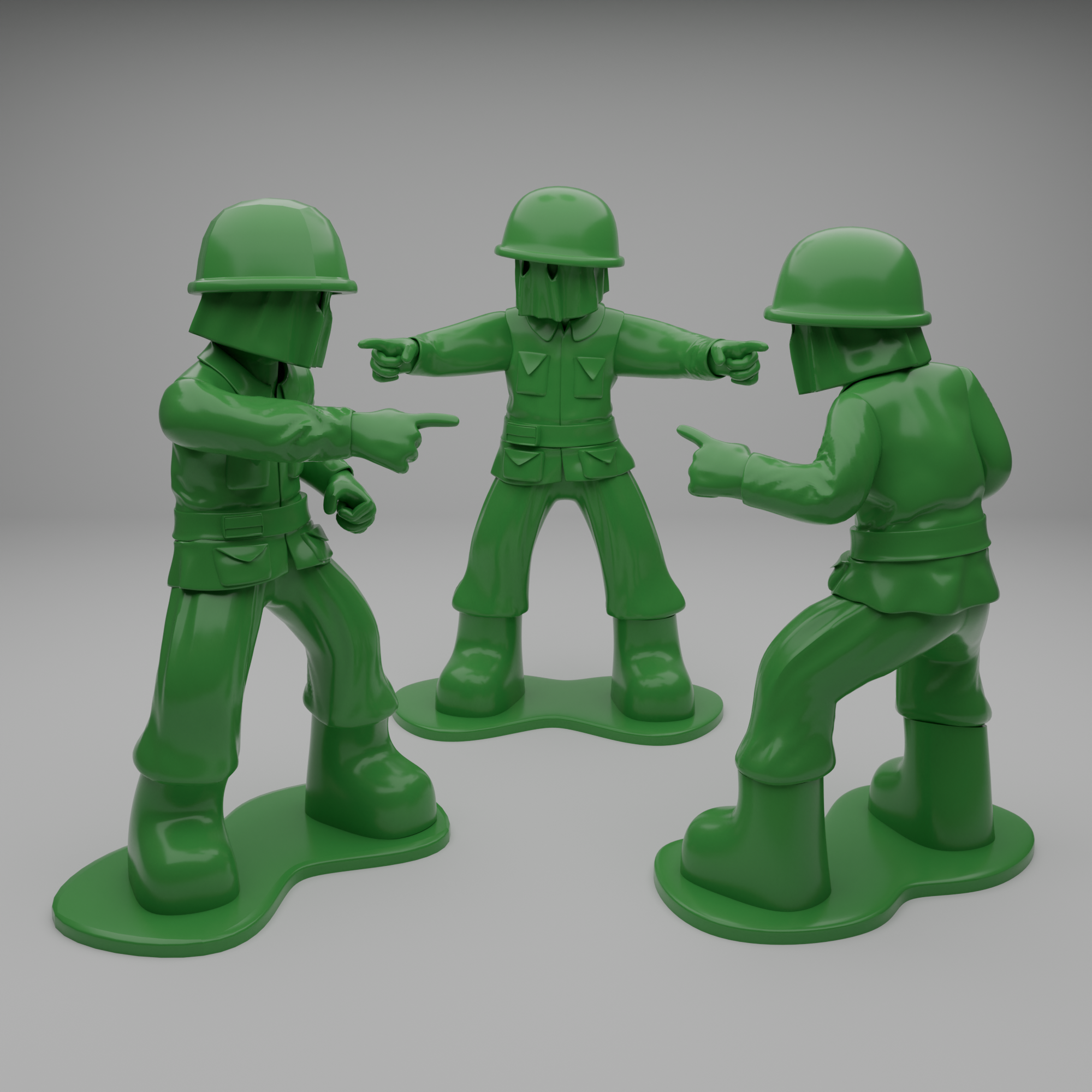 Figurine "Les Triplés" + T-shirt "Les Triplés"